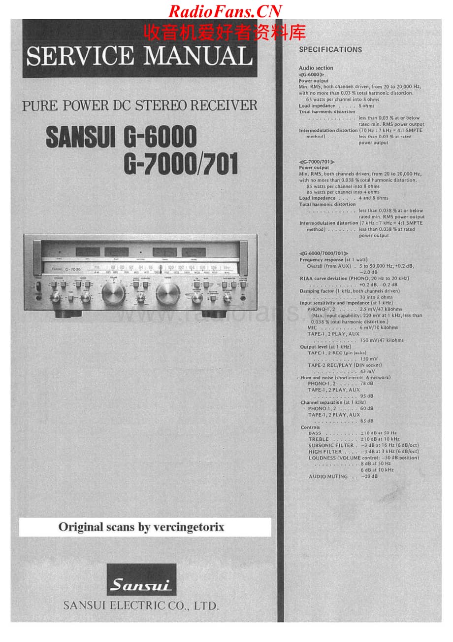 Sansui-G6000-rec-sm维修电路原理图.pdf_第1页