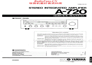 Yamaha-A720-int-sm维修电路原理图.pdf