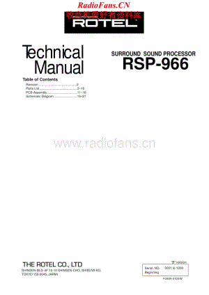 Rotel-RSP966-avr-sm维修电路原理图.pdf