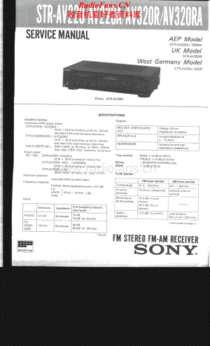 Sony-STRAV220-rec-sm维修电路原理图.pdf