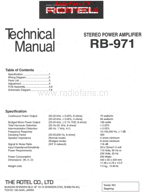 Rotel-RB971-pwr-sm维修电路原理图.pdf