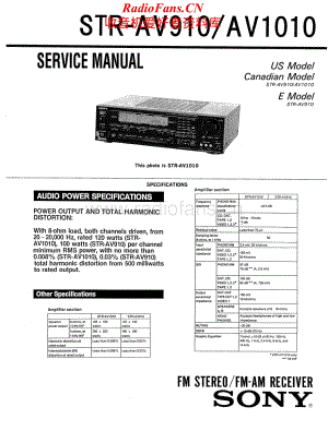 Sony-STRAV910-avr-sm维修电路原理图.pdf