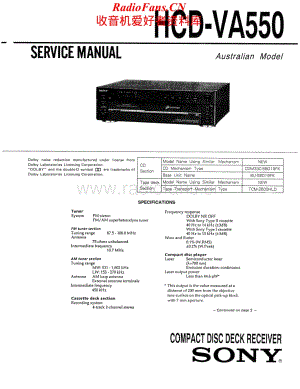 Sony-HCDVA550-cd-sm维修电路原理图.pdf