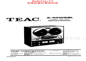 Teac-A4010GSL-tape-sm维修电路原理图.pdf