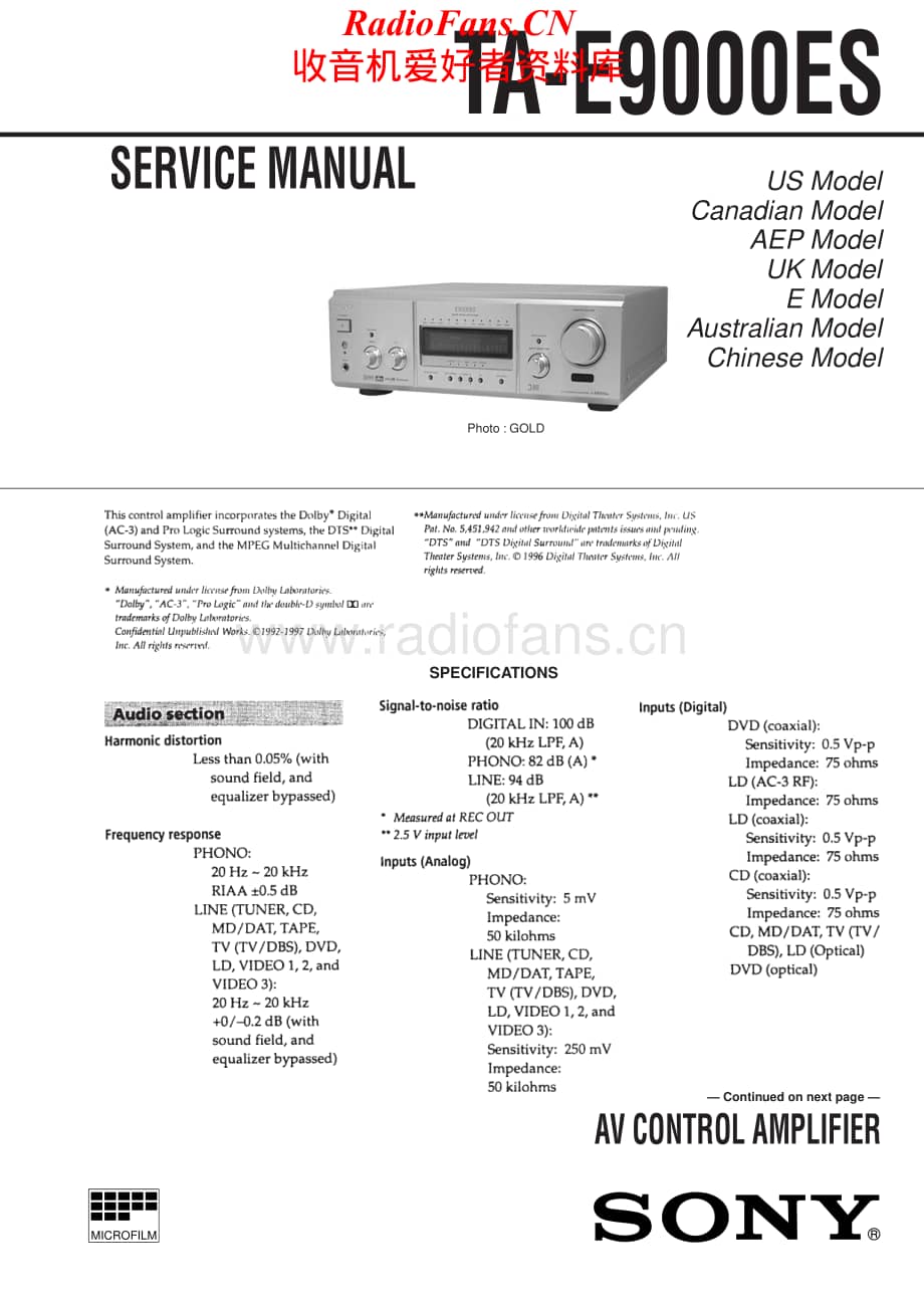 Sony-TAE9000ES-av-sm维修电路原理图.pdf_第1页