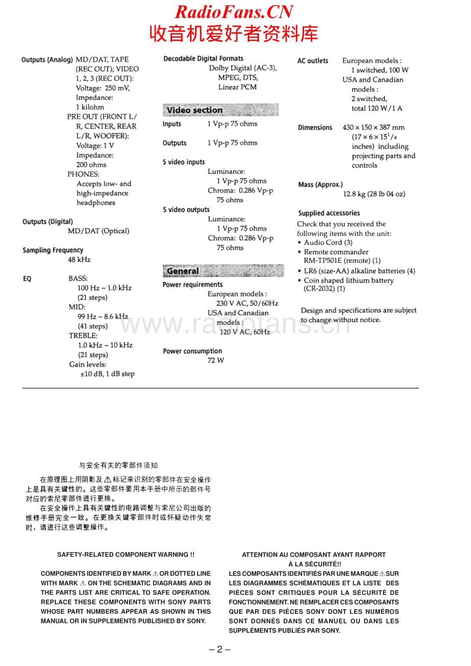 Sony-TAE9000ES-av-sm维修电路原理图.pdf_第2页