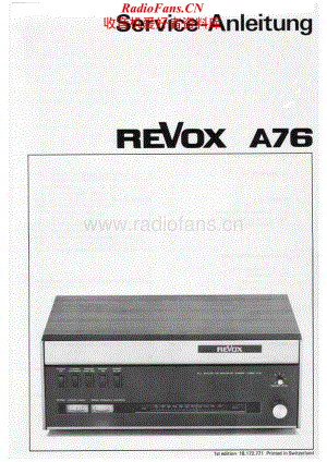 Revox-A76-tun-sm1维修电路原理图.pdf