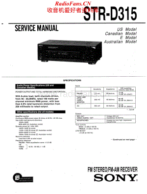 Sony-STRD315-rec-sm维修电路原理图.pdf