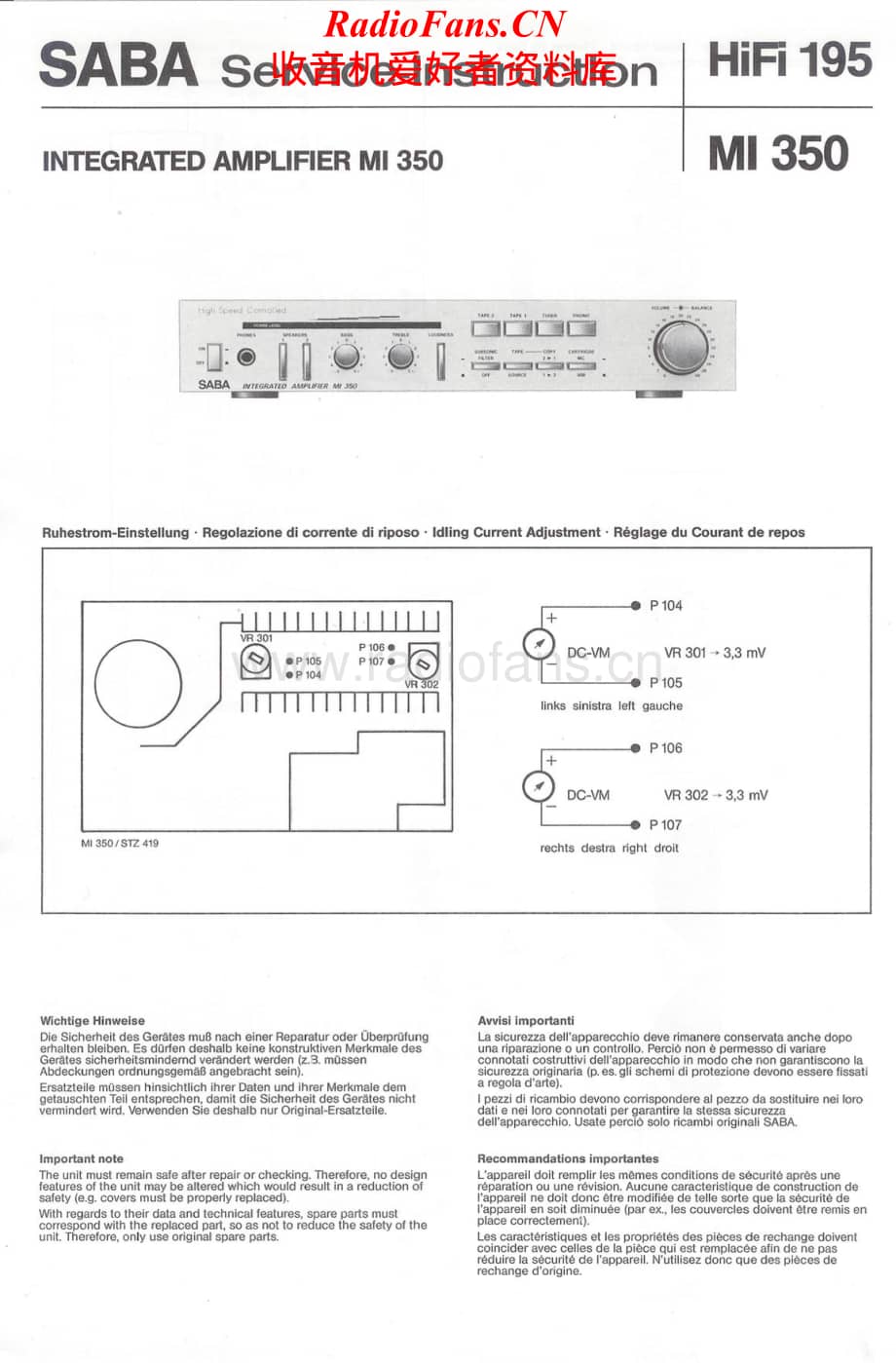 Saba-MI350-int-sm维修电路原理图.pdf_第1页