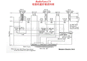 WesternElectric-WE34A-amp-sch维修电路原理图.pdf