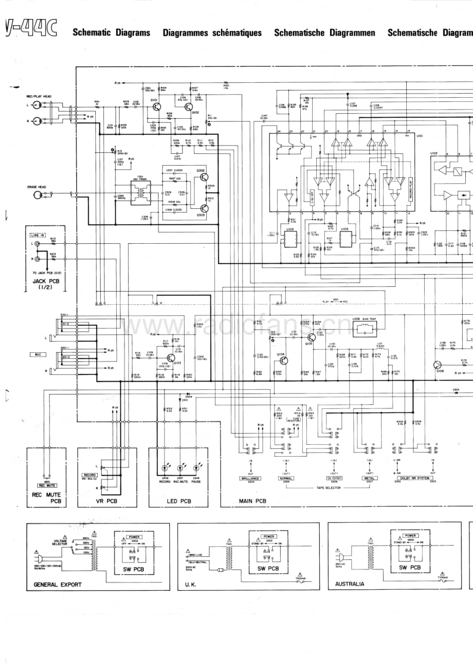 teac V-44C_sch 维修电路原理图.pdf_第1页