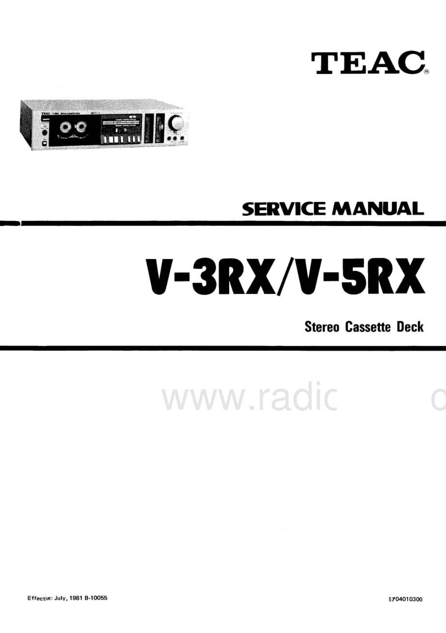 teac V-3RX_5RX 维修电路原理图.pdf_第1页