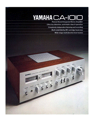 YAMAHA ca-1010-br 维修电路原理图.pdf