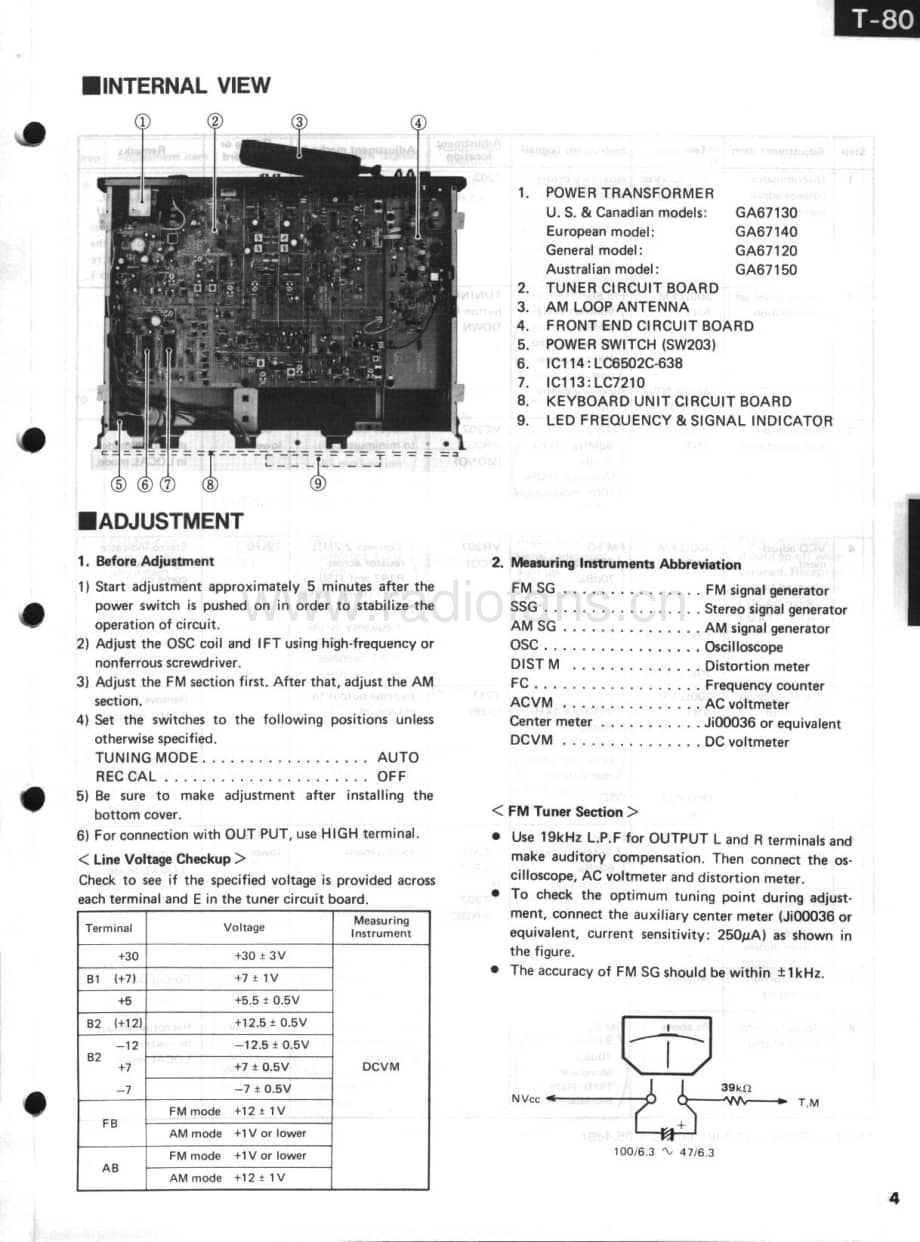 YAMAHA t-80-sm 维修电路原理图.pdf_第2页