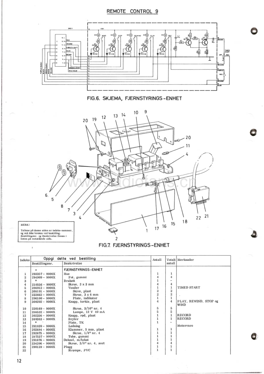 tandberg rc-9-s 维修电路原理图.pdf_第1页