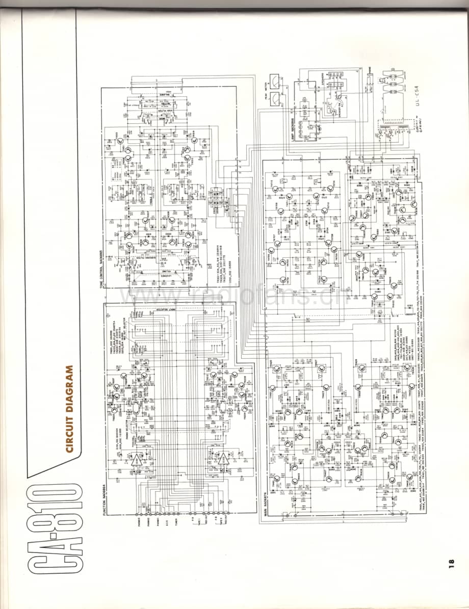 YAMAHA ca-810-s 维修电路原理图.pdf_第1页