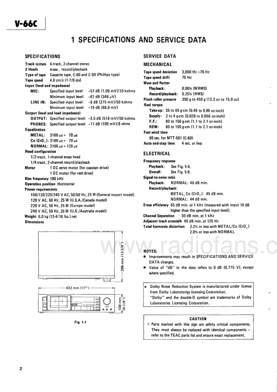 teac V-66C 维修电路原理图.pdf_第2页