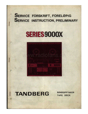 tandberg 9000-sm 维修电路原理图.pdf