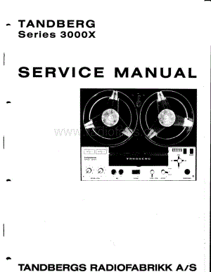 tandberg 3000x-servicemanual 维修电路原理图.PDF