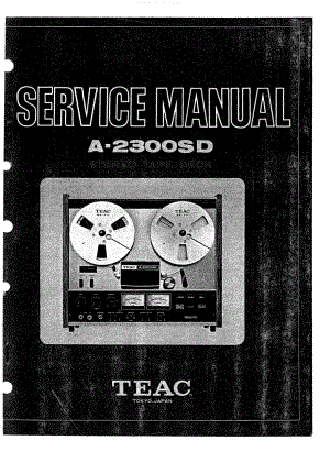 teac_a-2300sd-sm 维修电路原理图.pdf
