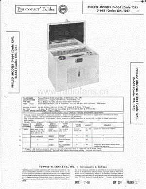 Philco D-664 D-665 维修电路原理图.pdf