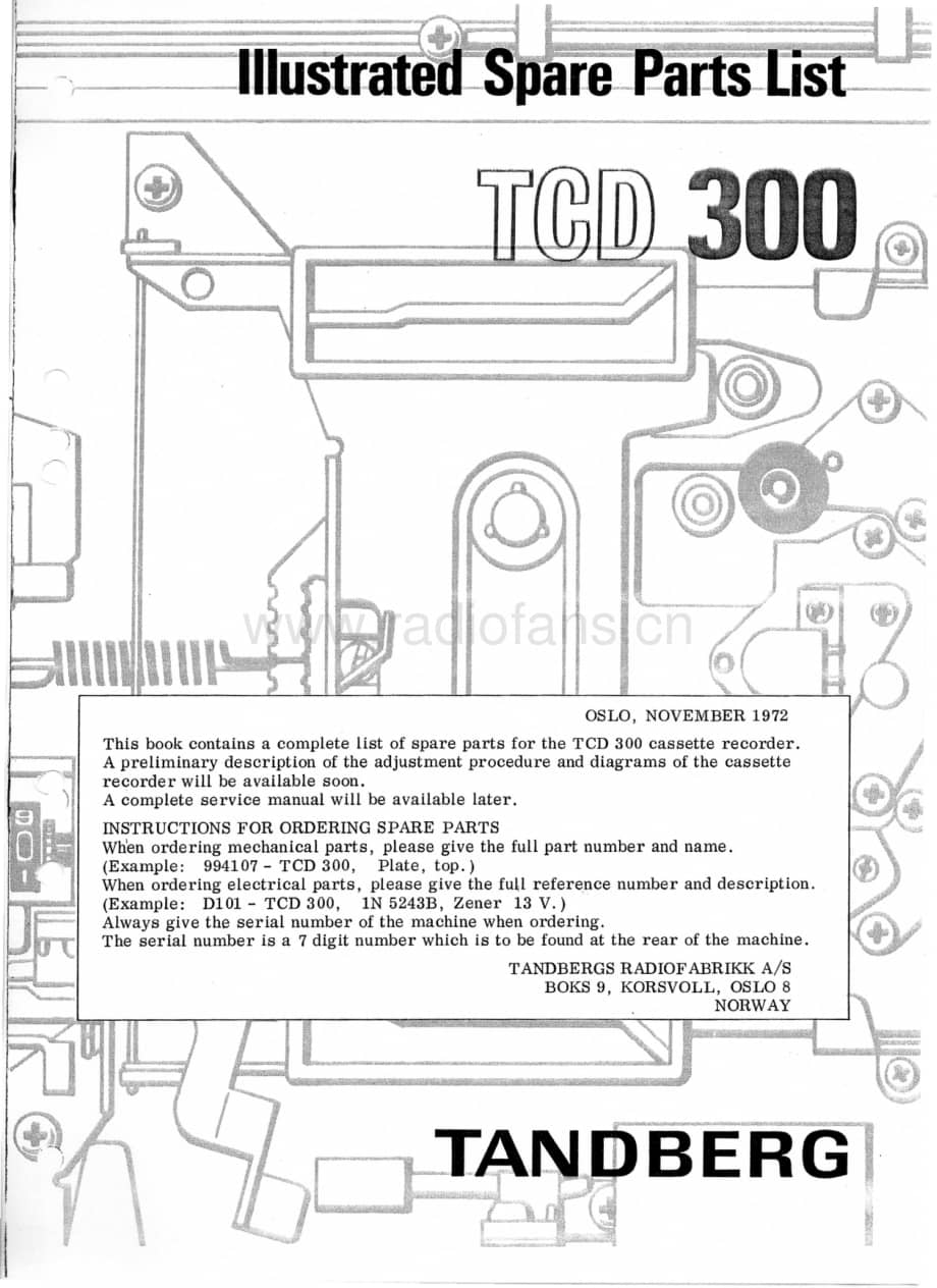 tandberg tcd-300-parts 维修电路原理图.pdf_第1页