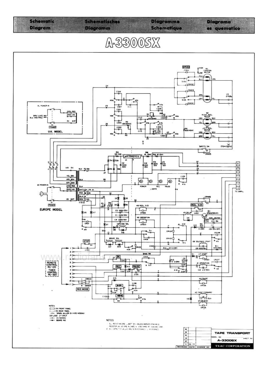 teac_a-3300sx_schematic 维修电路原理图.pdf_第2页