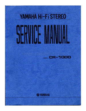 YAMAHA cr-1000-sm 维修电路原理图.pdf