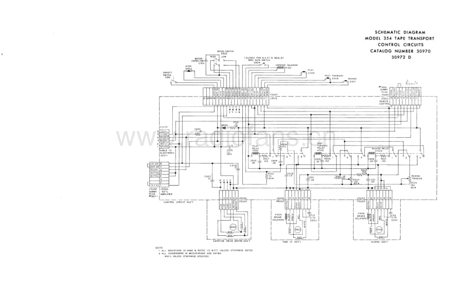 AMPEXAmpex_354_tranport 维修电路原理图.pdf_第2页