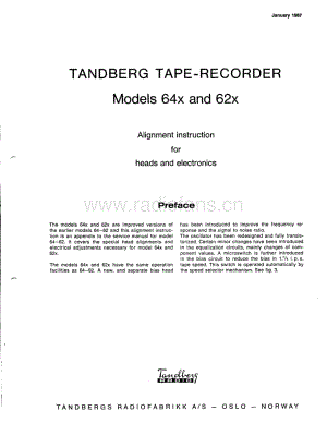 tandberg 62x_64x-align 维修电路原理图.PDF