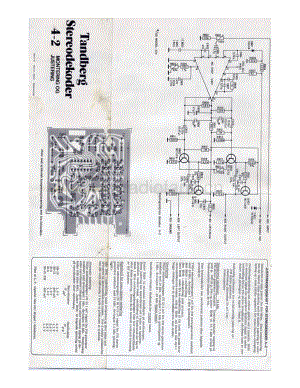 tandberg tb-4-2_stereo 维修电路原理图.pdf
