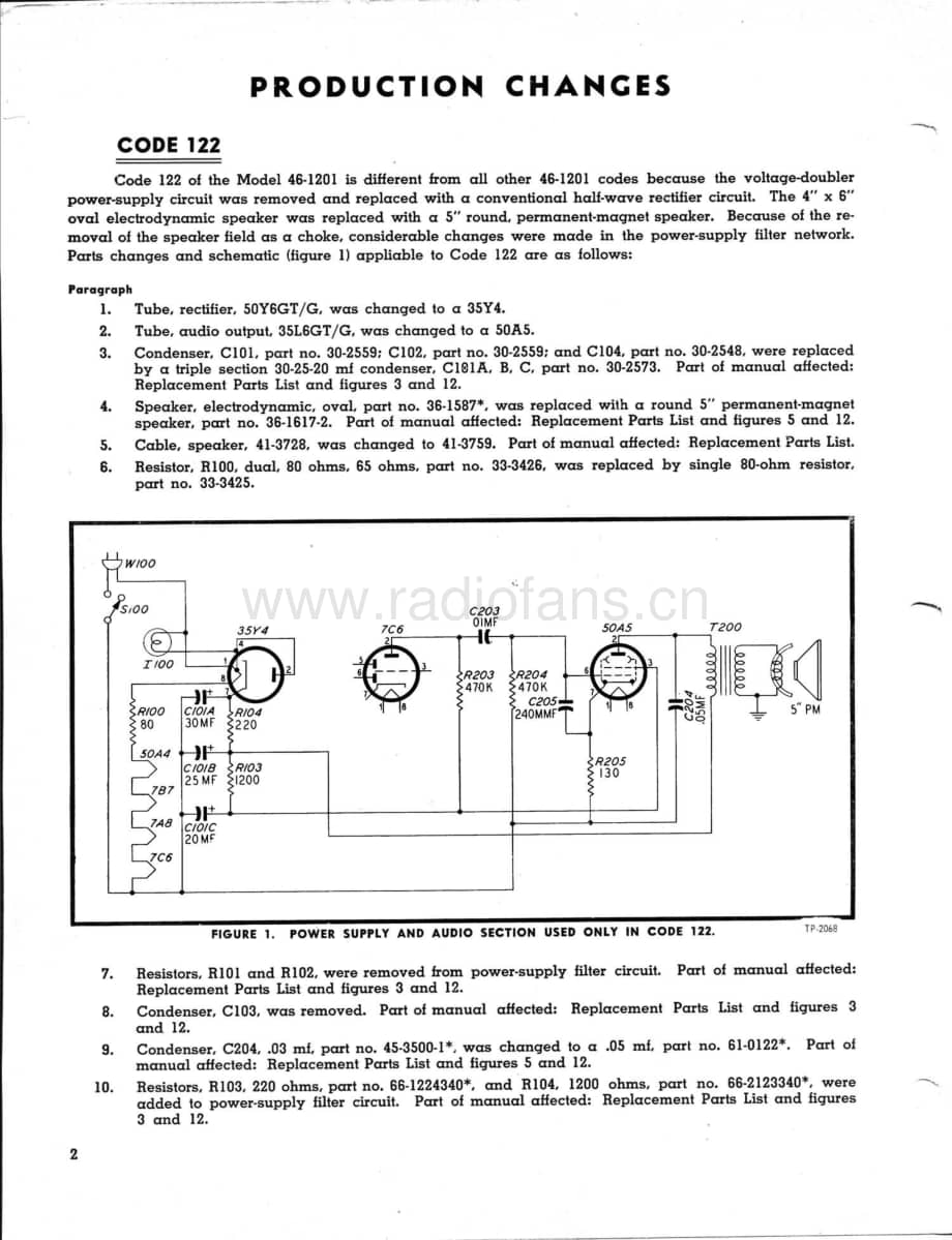 philco 46-1201 维修电路原理图.pdf_第2页