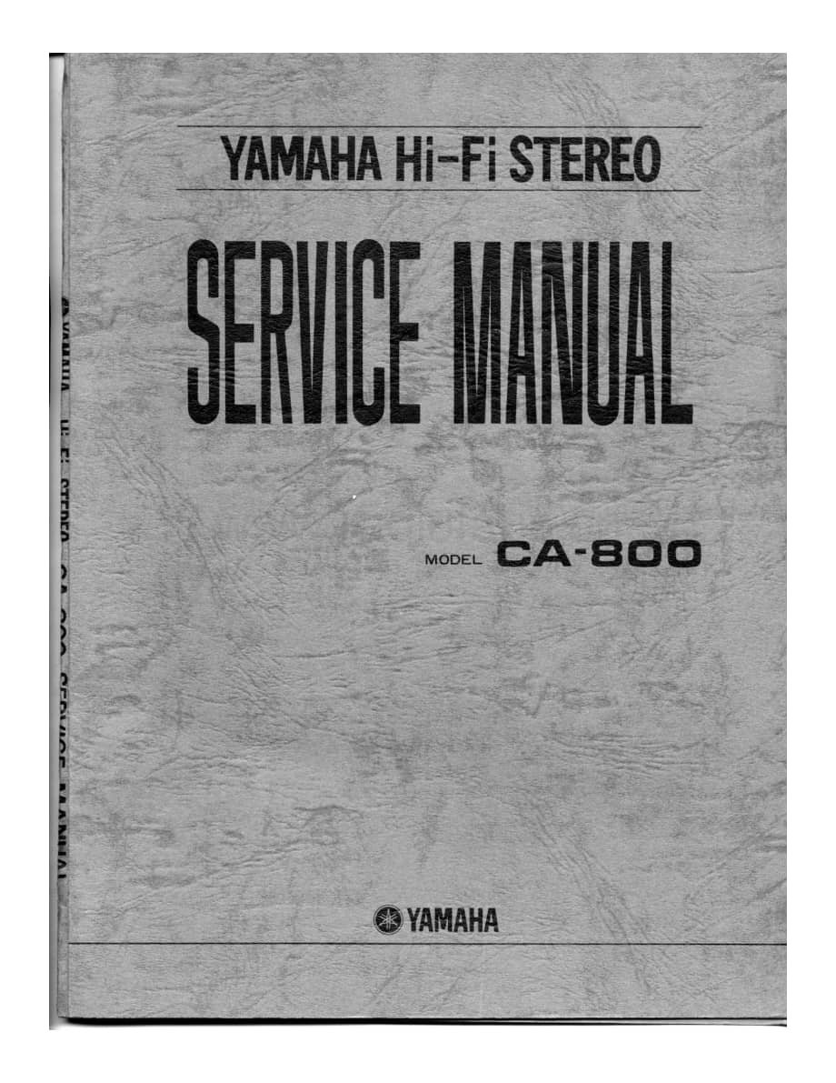YAMAHA ca-800-sm 维修电路原理图.pdf_第1页