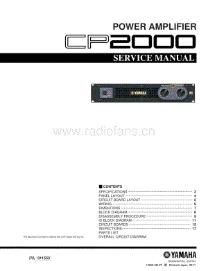 YAMAHA cp-2000-sm 维修电路原理图.pdf