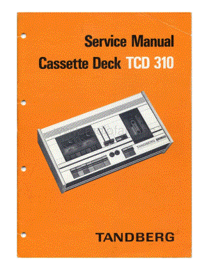 tandberg tcd-310-sm 维修电路原理图.pdf