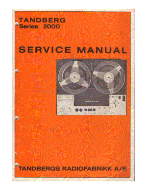 tandberg 2000-sm 维修电路原理图.pdf