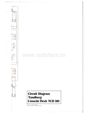 tandberg tcd-310-s 维修电路原理图.pdf
