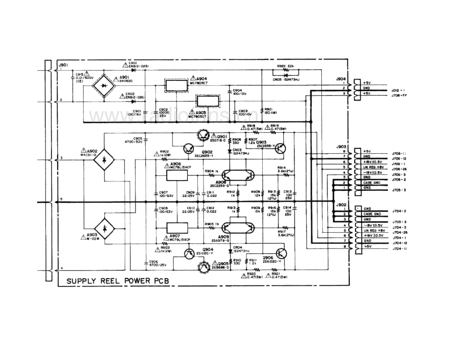 AMPEXATR-800_Supply_Reel_Power_PCB 维修电路原理图.pdf_第1页