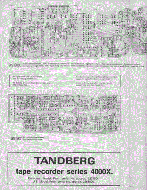 tandberg 4000 x-circ 维修电路原理图.pdf