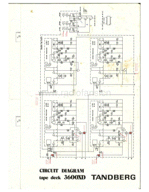 tandberg tb-3600 xd-s 维修电路原理图.pdf