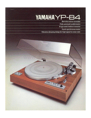 YAMAHA yp-b4-b 维修电路原理图.pdf
