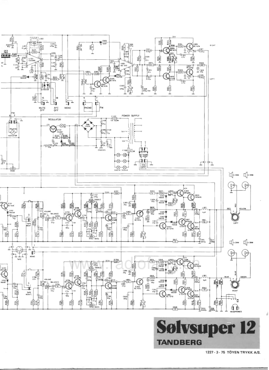tandberg soelvsuper-12-s 维修电路原理图.pdf_第2页