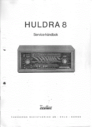 tandberg huldra-8-sm 维修电路原理图.pdf