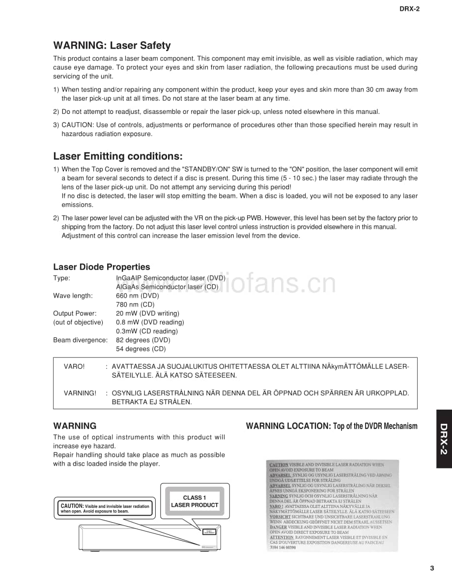 YAMAHA DRX-2 维修电路原理图.pdf_第3页