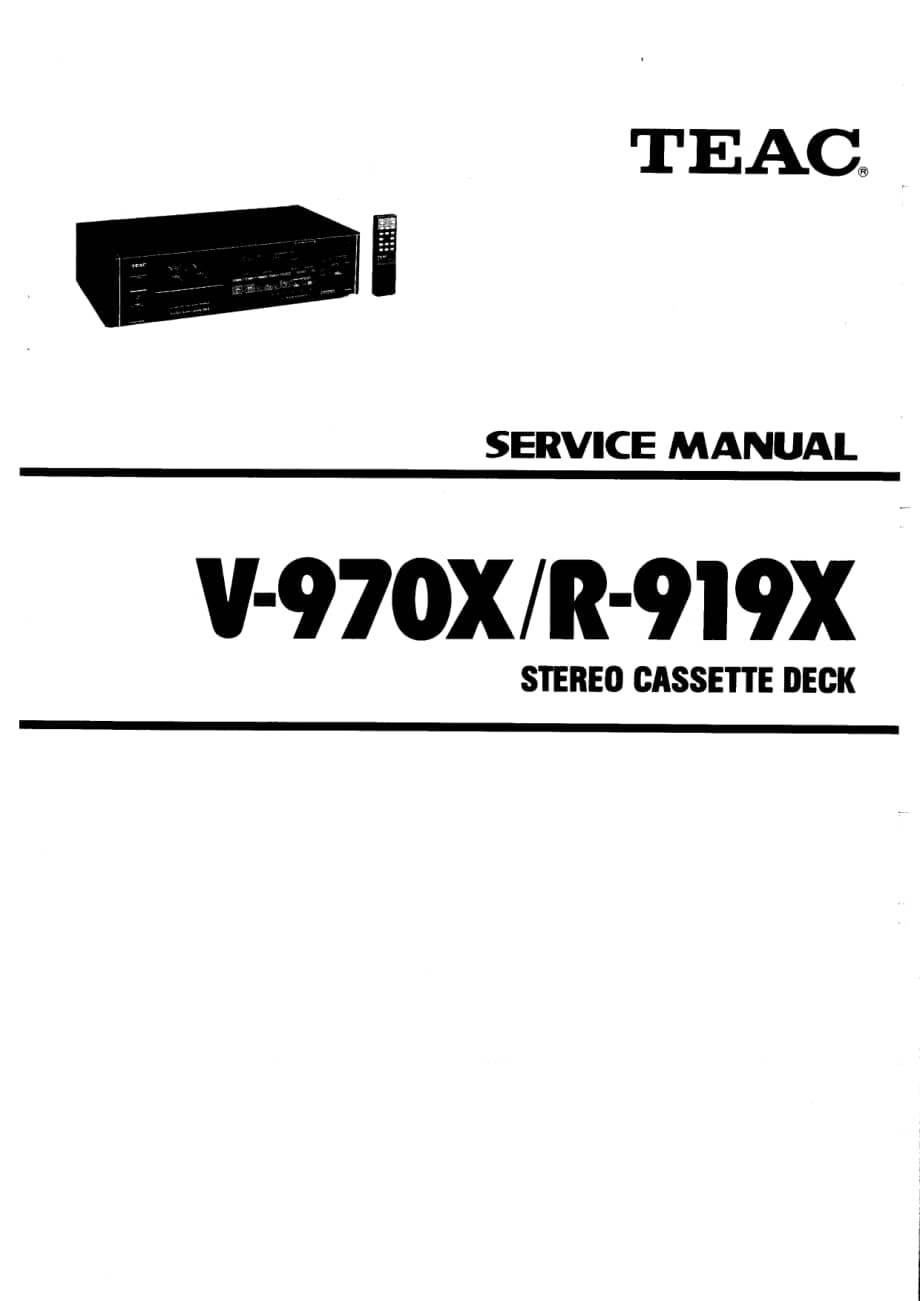 teac V-970X_R-919X 维修电路原理图.pdf_第1页