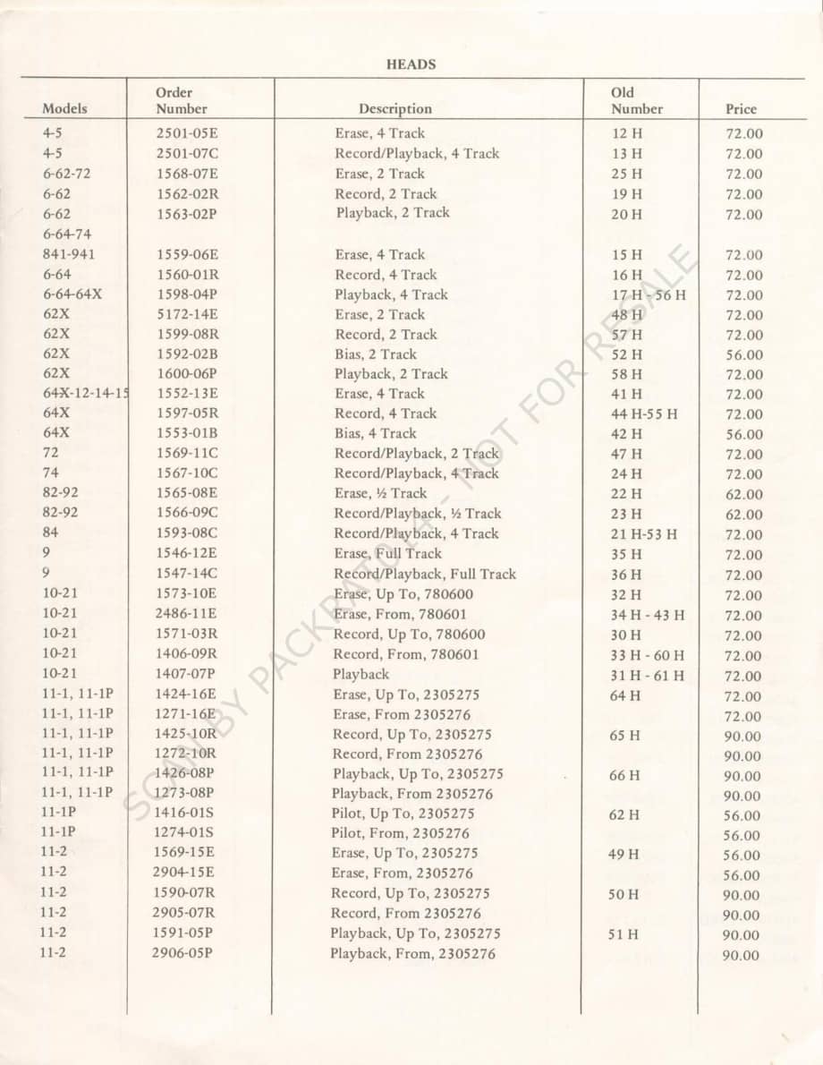 tandberg tapeheads-partslist-1979 维修电路原理图.pdf_第2页