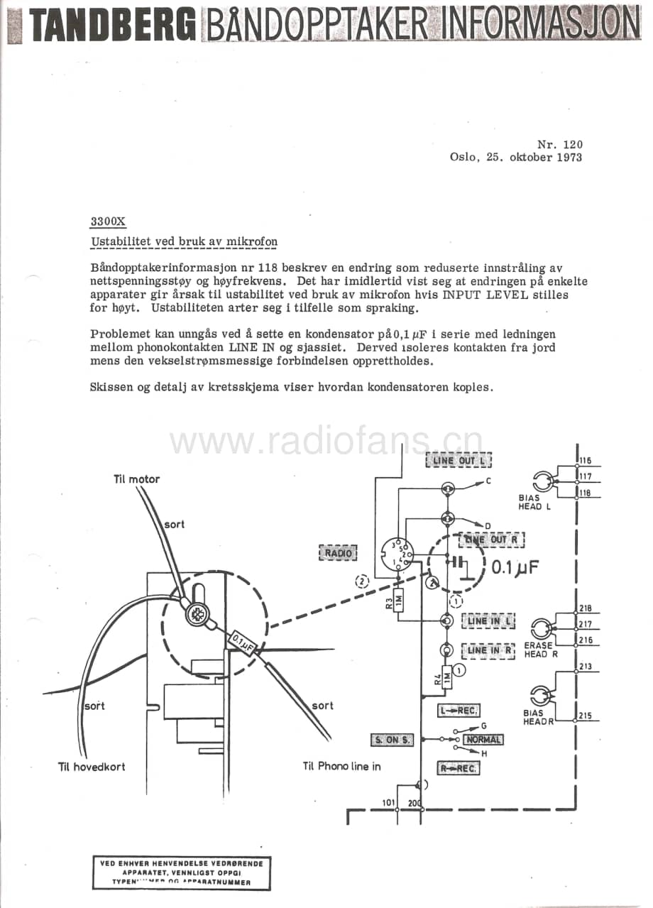 tandberg tb-serviceinfo-120-128_1973-75 维修电路原理图.pdf_第1页