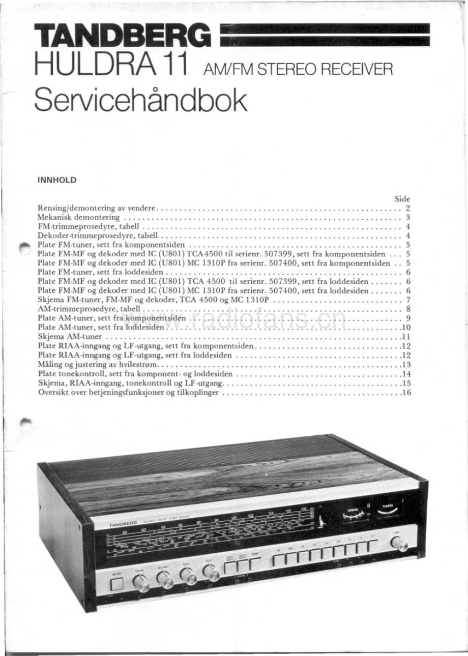 tandberg huldra-11-sm 维修电路原理图.pdf_第1页