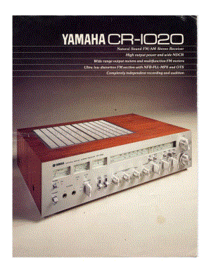 YAMAHA cr-1020-b 维修电路原理图.pdf