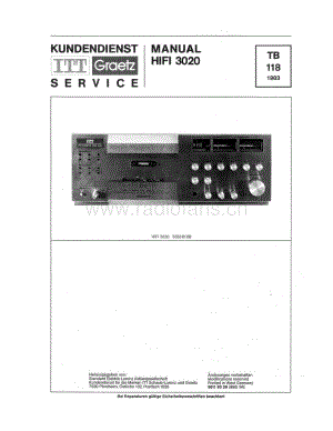 tandberg tcd-3034-sm_equiv_(itt-3020) 维修电路原理图.pdf